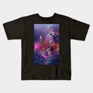 Underwater Crystal Mystery Dream Art Kids T-Shirt